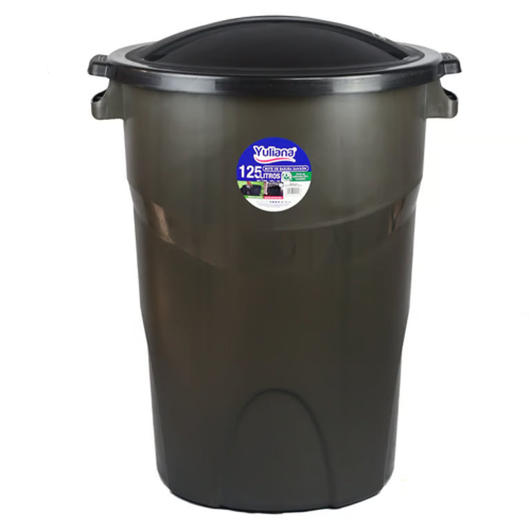 BOTE BASURA SANSON 125LTS CON TAPA