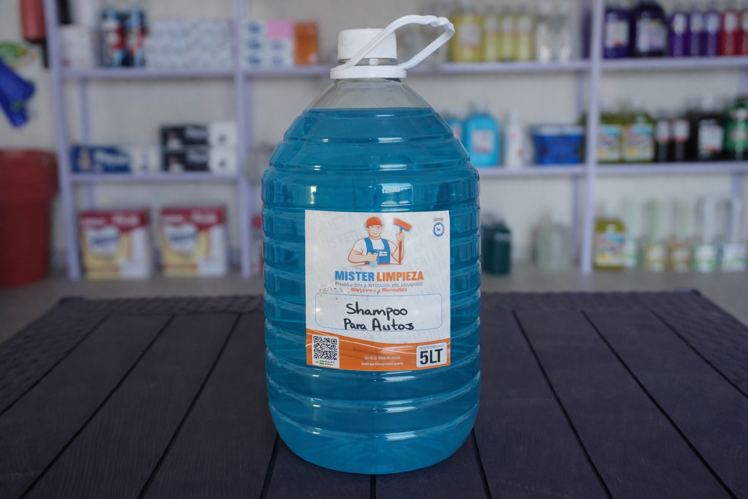 SHAMPOO CON CERA PARA AUTOS 5LTS