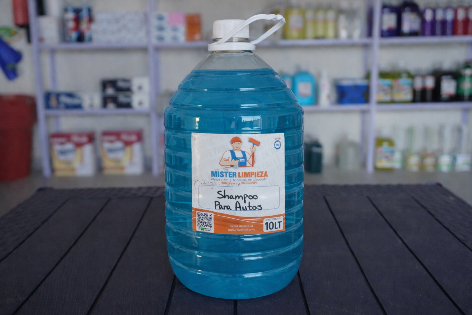 SHAMPOO AUTOS CON CERA 10 LTS