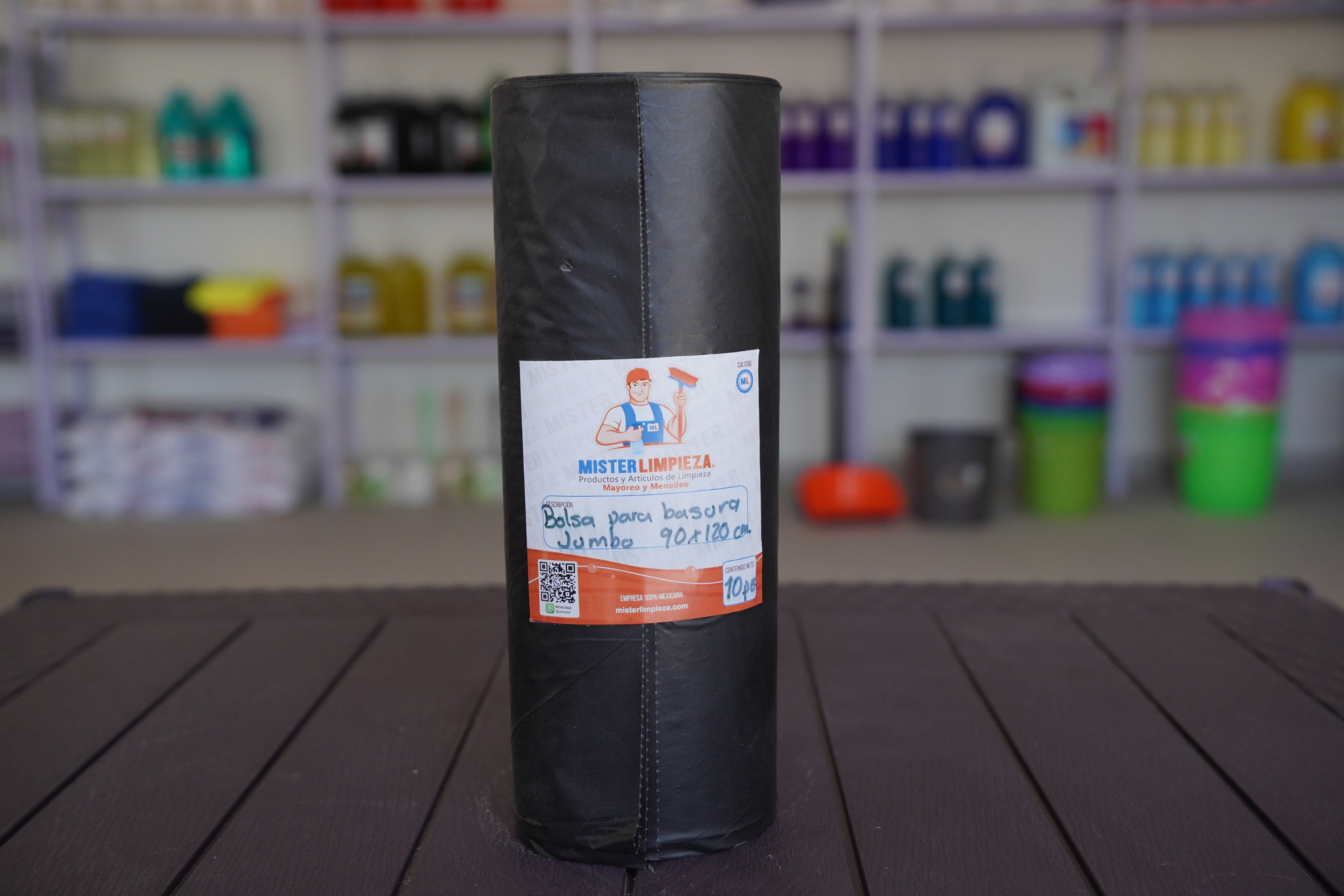 10PZ BOLSAS BASURA JUMBO ULTRARESISTENTES-90x120