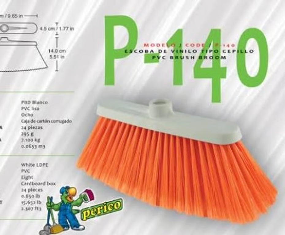 ESCOBA-CEPILLO-MEDIANO-CERDAS-SEMISUAVES-CON-BASTÓN-PERICO P140