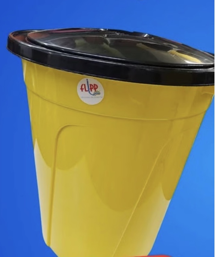 BOTE BASURA OSLO COLORES 68 LTS CON TAPA