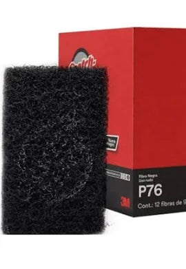 FIBRA NEGRA ABRASIVA SCOTCH BRITE USO RUDO P76