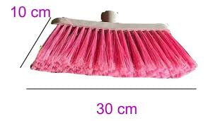 ESCOBA DIAMANTE CEPILLO CORTO CERDAS SEMIRIGIDAS C/BASTON