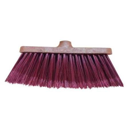 ESCOBA DIAMANTE CEPILLO CORTO CERDAS SEMIRIGIDAS C/BASTON