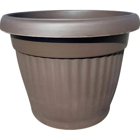 MACETA GRANDE 95LTS CHOCOLATE Y TERRACOTA