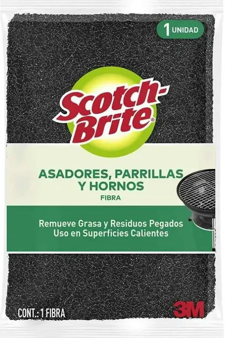 FIBRA NEGRA ABRASIVA SCOTCH BRITE USO RUDO P76