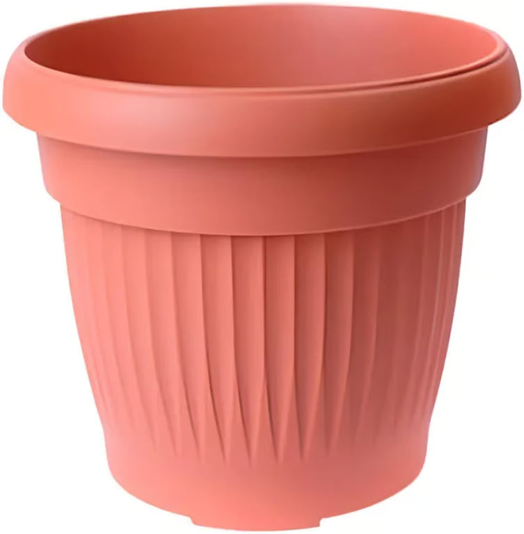 MACETA GRANDE 95LTS CHOCOLATE Y TERRACOTA