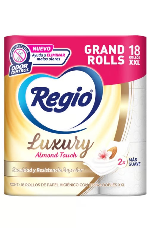 PAPEL HIGIÉNICO REGIO LUXURY 18PZ