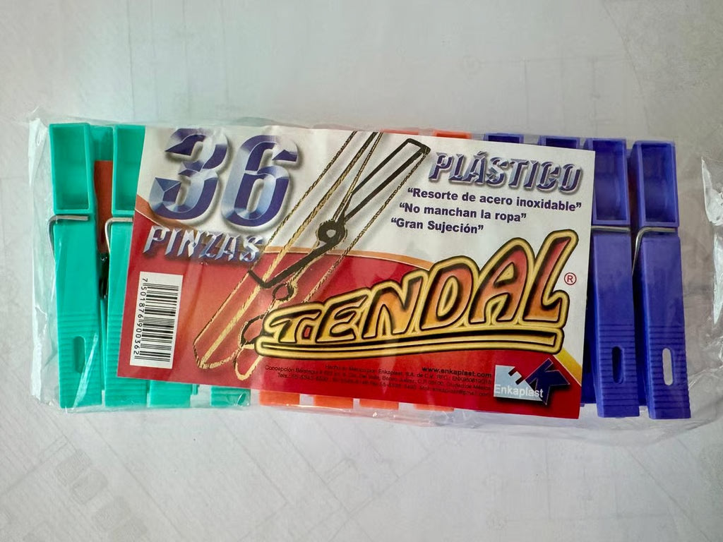 PACK 36 PINZAS TENDEDERO