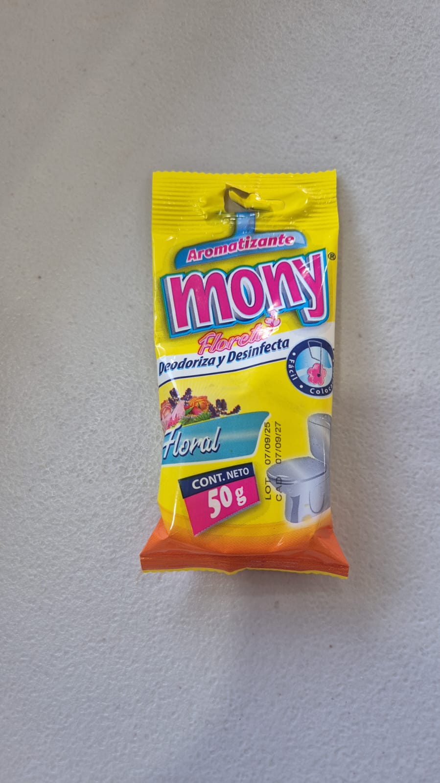 PASTILLA DESODORANTE WC MONY 80gr
