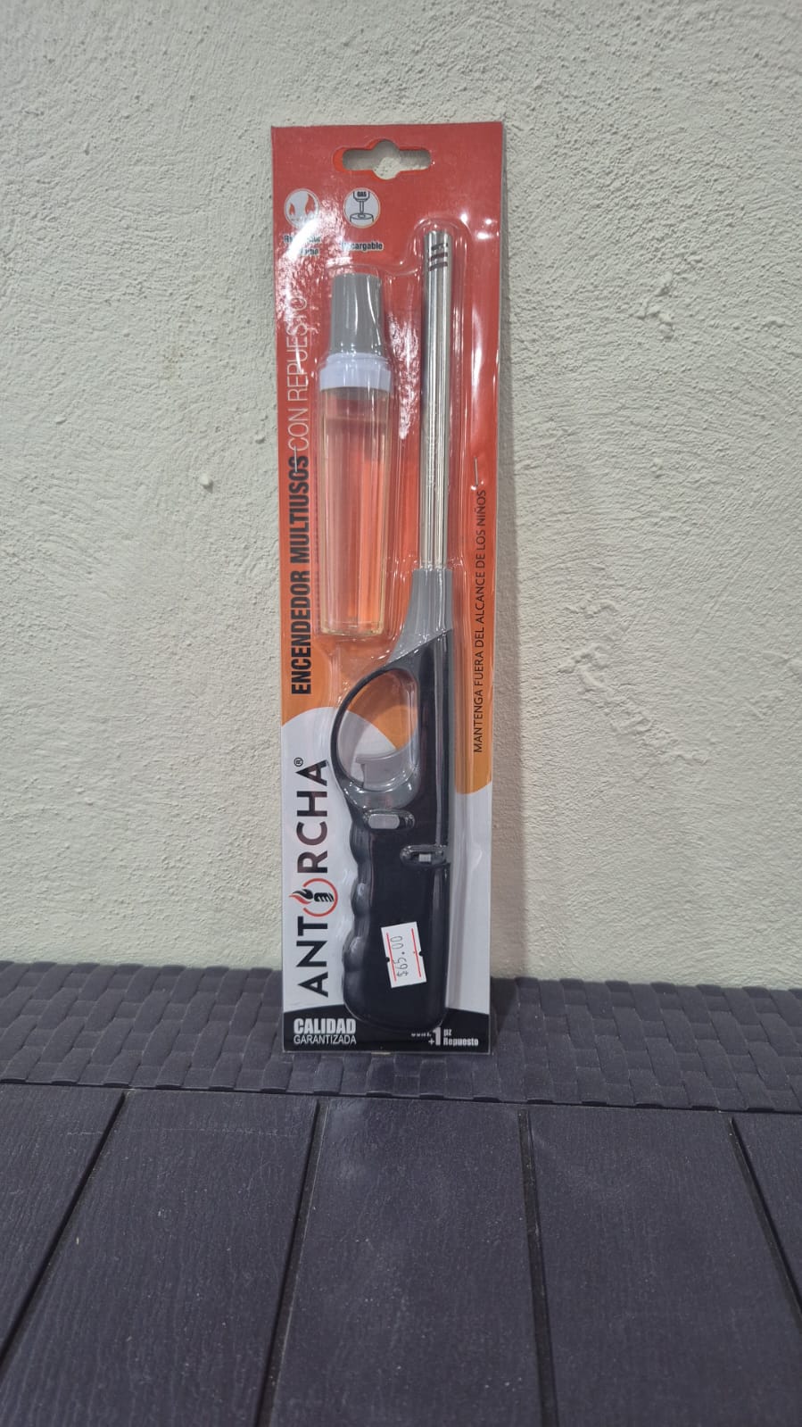 ENCENDEDOR ANTORCHA CON REPUESTO