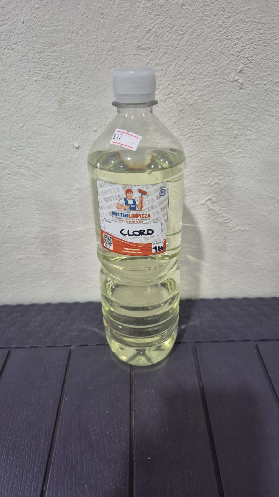 CLORO BLANQUEADOR MISTER LIMPIEZA 1 LT