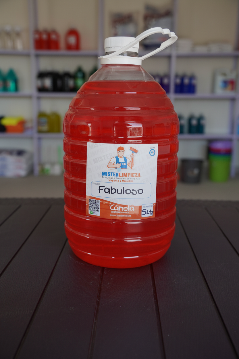 FABULOSO MANZANA CANELA 5LTS