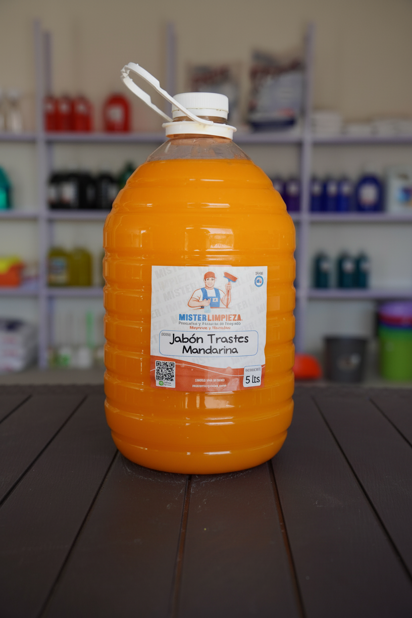 JABÓN LAVATRASTES MANDARINA 5LTS