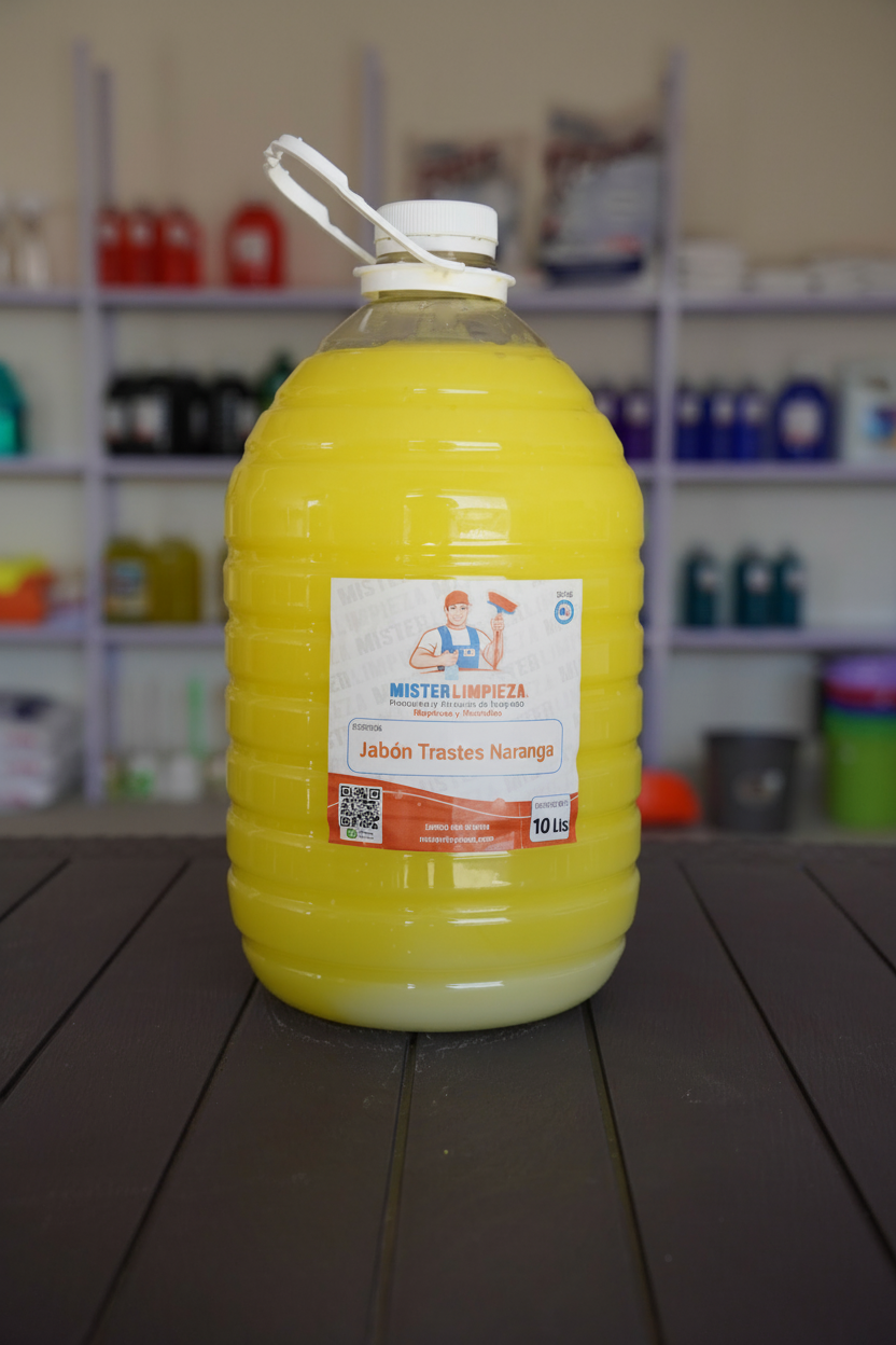 JABÓN TRASTES NARANJA 10LTS